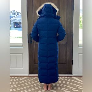 Full length winter parka
